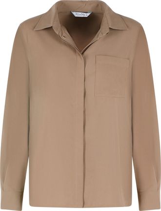 Max Mara Siamese Hazelnootzijde Tela-shirt