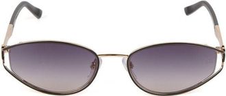 Ana Hickmann Womens Sunglasses Gold-Black Metal