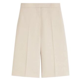 Max Mara Long Shorts, female, Beige, Size: XS Pantalone corto