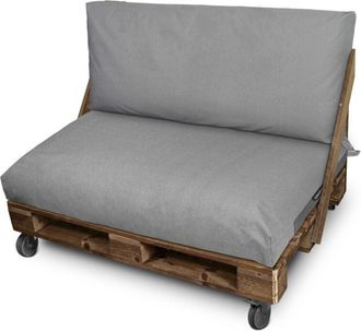Happers Happers - Coj&iacute;n Para Palets Asiento Y/o Respaldo 120x60x20 Gris Claro Naylim Mate