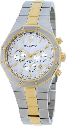 Bulova Prestige Chronograph Quartz Mens Watch 98B450