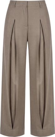 Semicouture Pantaloni a gamba larga - - Trousers - Donna - Beige - S