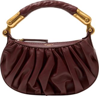Balmain Handbags, female, Brown, Size: ONE SIZE Eb&egrave;ne Mini Bag