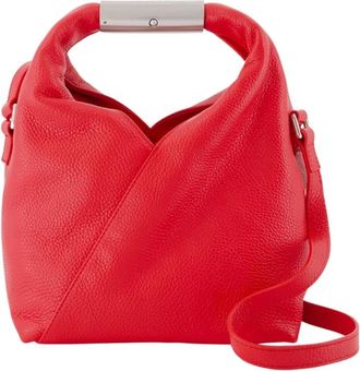 Maison Margiela Japanse Kleine Portemonnee - Dames - Handtassen - Rood - ONE Size - Leer - Tassen