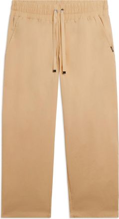 Freddy Pantaloni Cropped in Popeline elasticizzato