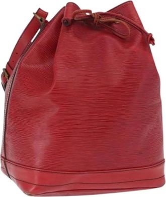 Louis Vuitton Pre-owned Bucket Schoudertas - Dames - Vintage Tas - Rood - ONE Size - Leer - Vintage