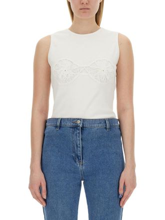 Magda Butrym T -Shirt H&auml;keln BH