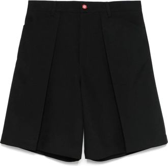 Casablanca Shorts Chicano con pieghe - Nero