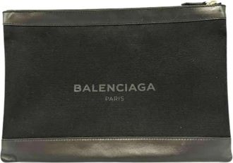 Balenciaga Pre-owned Canvas balenciaga-bags - Dames - Vintage Clutch - Zwart - ONE Size - Vintage