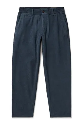 Portuguese Flannel Straight-Leg Cotton-Corduroy Trousers