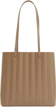 Mansur Gavriel Pleated Filo Leather Tote in Anise/anise at Nordstrom