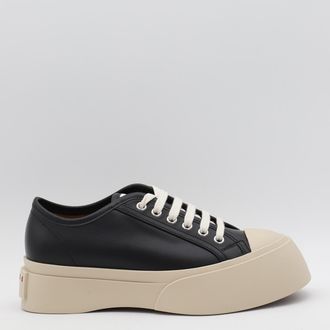 Marni Black Leather Sneakers