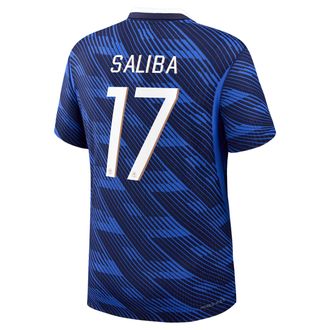 Nike William Saliba France National Team 2026 Match Home Nike Mens Dri-FIT ADV Soccer Jersey in Blue | NN203949084-FFF