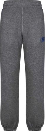 Off-white Stijlvol Sweatshirt voor Springen - Dames - Sweatpants - Grijs - S - Katoen - Broeken