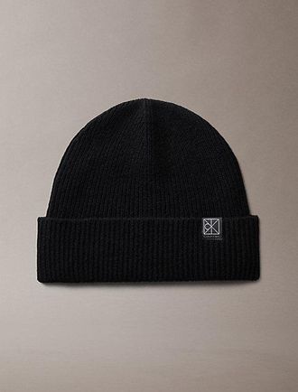 Calvin Klein Gorro De Cashmere Suave Con Emblema