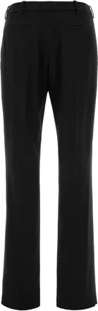 Balenciaga Womens Tailored Trousers Black Wool Elastane