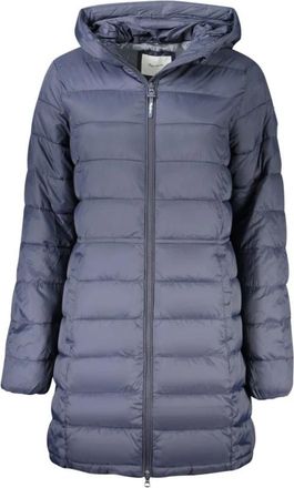 Pepe Jeans London Blauwe Polyamide Damesjas Street Chic - Dames - Winterjassen - Blauw - XS - Jassen