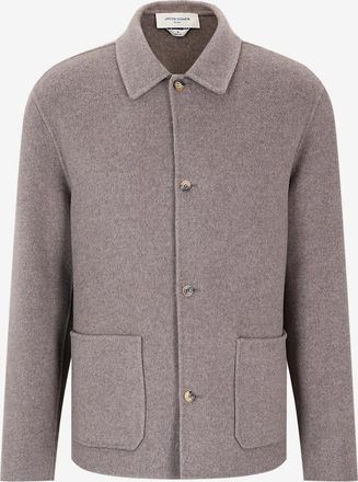 Jacob Cohen Kurze Flanell-Mantel mit Hemdkragen