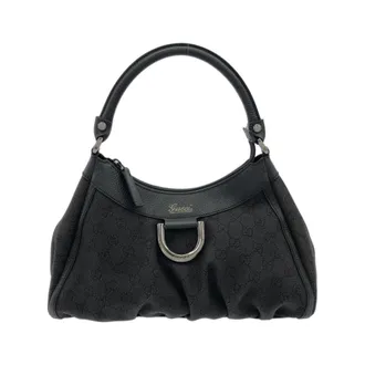 Gucci Black Denim Shoulder Bag (Pre-Owned)