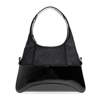 Iro Shoulder Bags, female, Black, Size: ONE SIZE Tandem Gloss Shoulder Bag