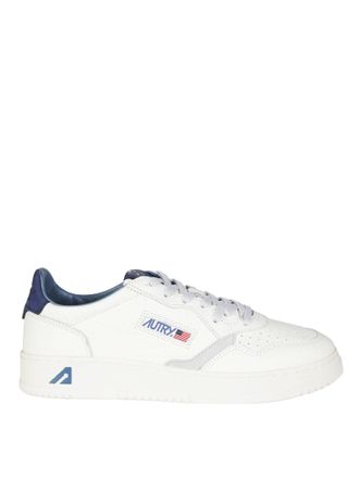 Autry White Medalist Low Leather Sneakers