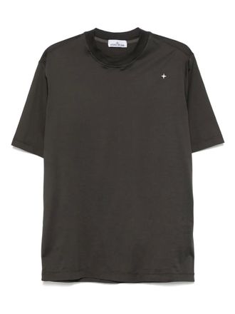 Stone Island Katoenen T-shirt - Zwart