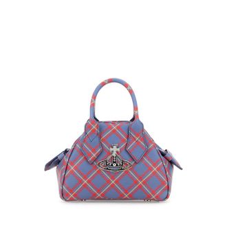 Vivienne Westwood Printed Synthetic Leather Mini Yasmine Handbag