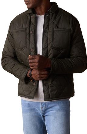 The Normal Brand Quilted Jacket with High Pile Fleece Lining in Alpine at Nordstrom, Size Small