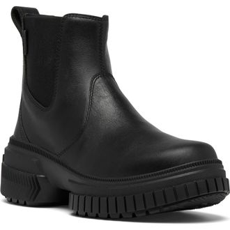 Sorel Ona Ave Waterproof Chelsea Boot in Black/Black at Nordstrom Rack, Size 10.5