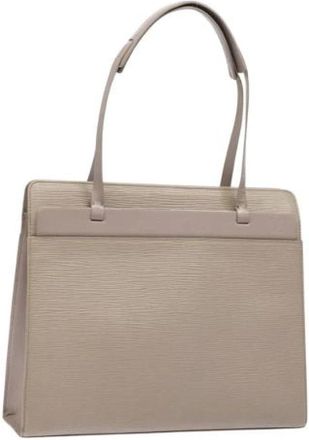 Louis Vuitton Tweedehands leren Louis Vuitton tassen - Dames - Vintage Handtas - Paars - ONE Size - Leer - Vintage