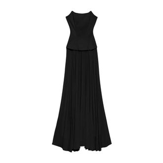Aniye By Gowns, female, Black, Size: XS Longuette Dress