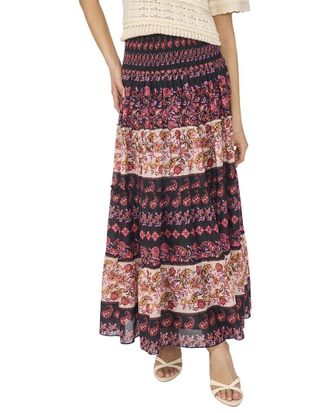 CeCe by Cynthia Steffe Smock Waist Maxi Skirt