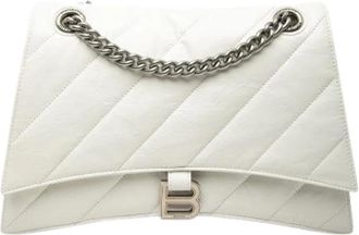 Balenciaga Pre-owned Vintage Schoudertas - Dames - Vintage Schoudertas - Wit - ONE Size - Leer - Vintage