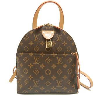 Louis Vuitton Brown Monogram Canvas Backpack (Pre-Owned)
