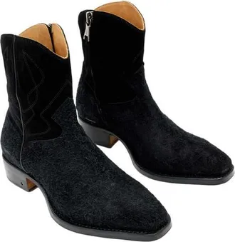 John Varvatos Walker Rancher Boot in Black at Nordstrom, Size 9.5