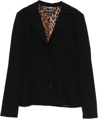 Dolce & Gabbana Blazer monopetto - Nero