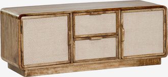 Sklum Mueble Tv En Madera De Mango Abrams Sklum &x2194&xfe0e 120 Cm