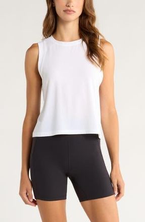 Zella Breathe Active Tank in White at Nordstrom Rack, Size Xx-Large