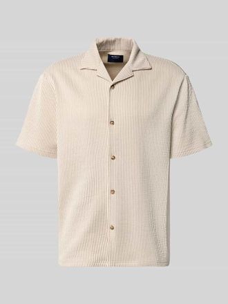 Mc Neal Regular Fit Freizeithemd mit Reverskragen in Mud, Gr&ouml;&szlig;e XXXL