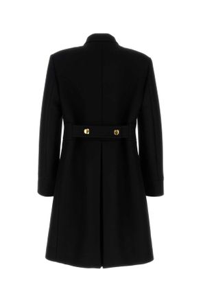 Valentino Garavani 7v0cak358u4 0no Nero Cappotti Coat