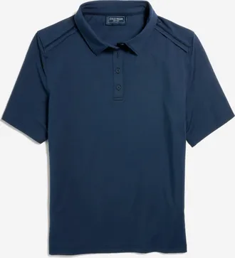 Cole Haan Womens Topspin Polo Shirt - Blue Size Medium