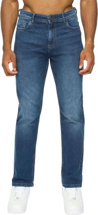 Duck and Cover Rechte Jeans Heren Janstar (Donkere wasbeurt)