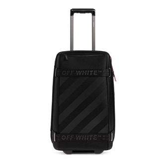 Off-white Cabin Bags, male, Black, Size: ONE SIZE Diag Suitcase