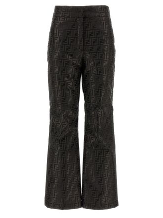 Fendi Brown Cotton Athletic Womens Pants