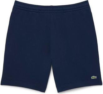 Lacoste Cotton Fleece Sweat Shorts in Navy Blue at Nordstrom, Size 5