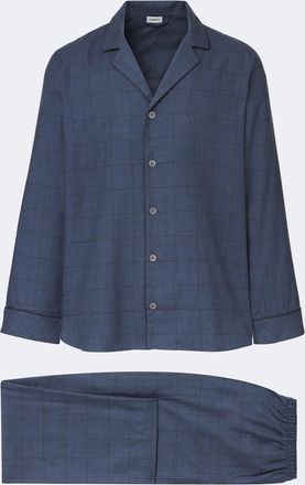 Zimmerli Prince of Wales cotton and wool pajamas