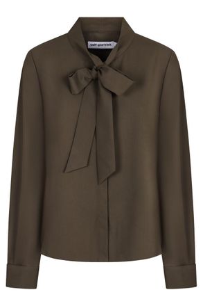 Self Portrait Twill Blouse