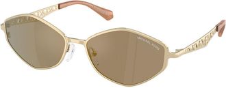 Michael Kors MK1181 GOLD COAST 10144T Womens Sunglasses Gold Size 56