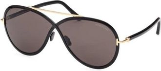 Tom Ford Authentieke stijlvolle brillen met eersteklas service - Dames - Zonnebrillen - Zwart - 65 MM - Accessoires