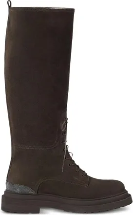 Brunello Cucinelli Dames, Schoenen, Bruin, Maat: 38 EU Su&egrave;de